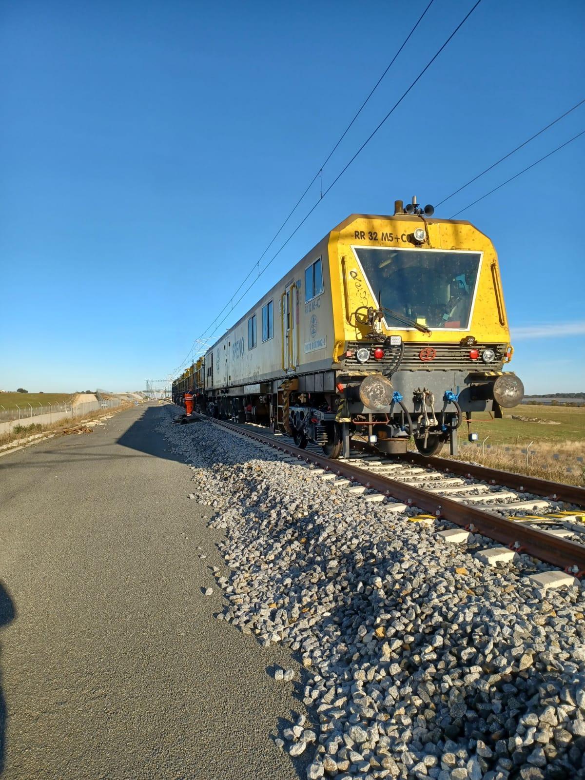 Un tren amolador.