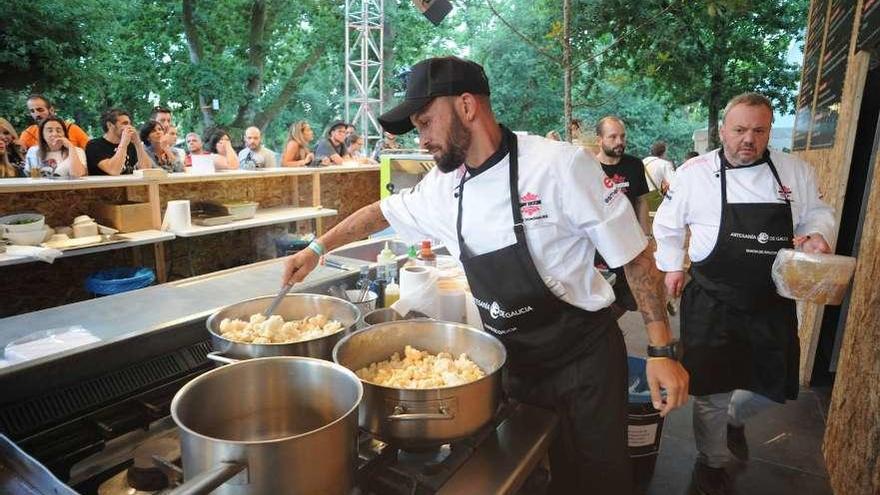 Una de las actividades del Festival Portamérica-Cultura Quente.  // I.A.