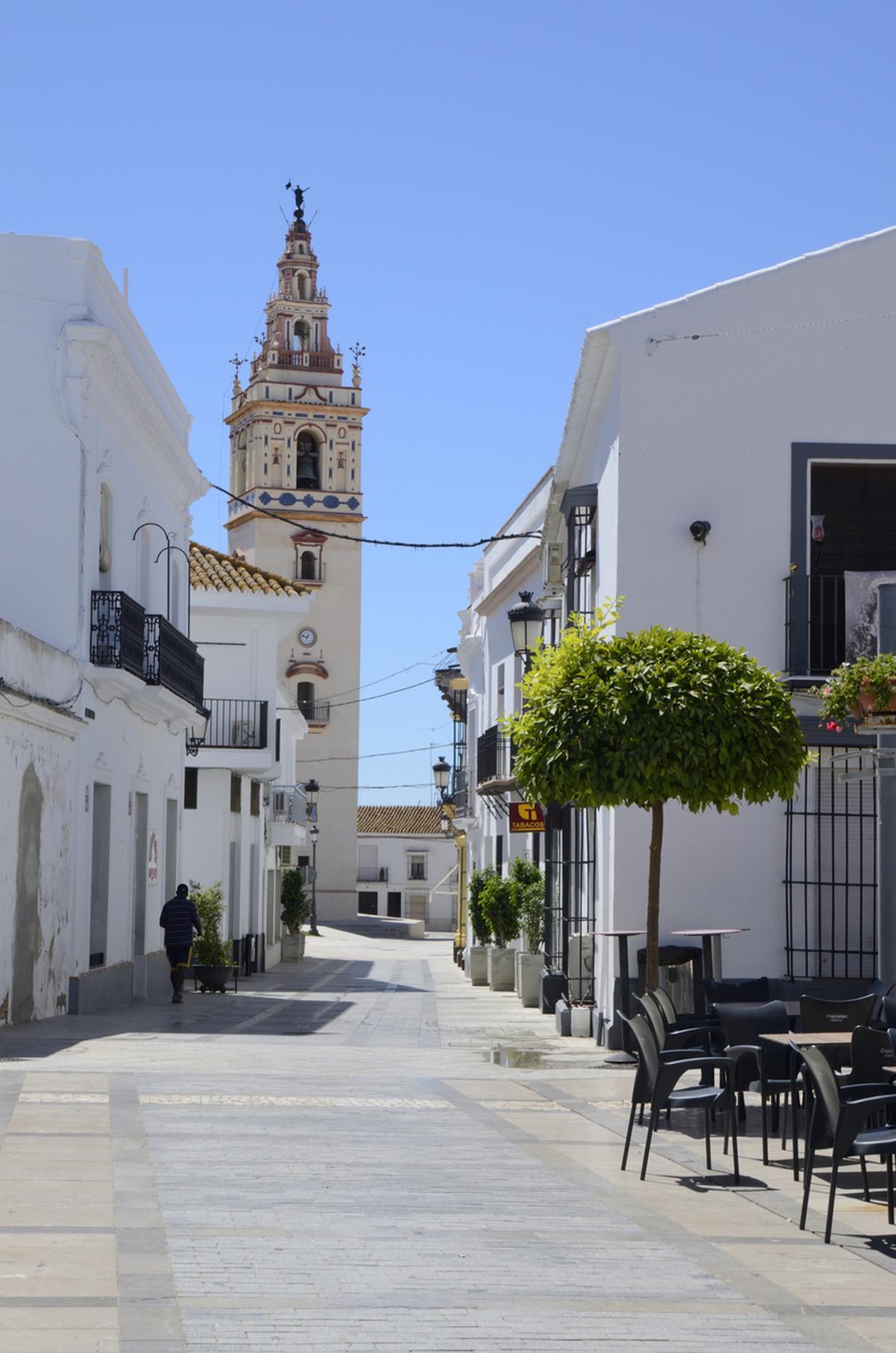 Un típico pueblo blanco andaluz.