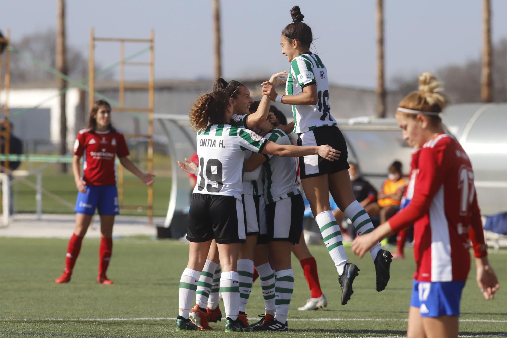 Un gol del Córdoba CF femenino esta temporada en la Ciudad Deportiva.