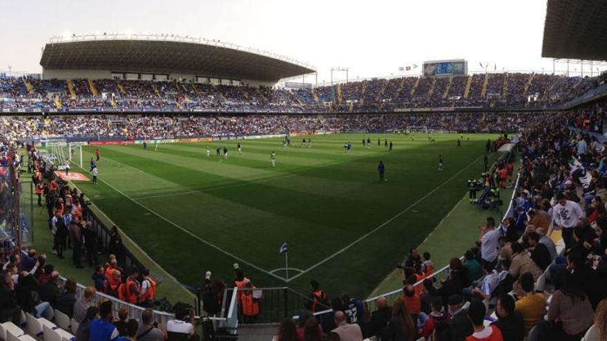 Estadio de fútbol de La Rosaleda.