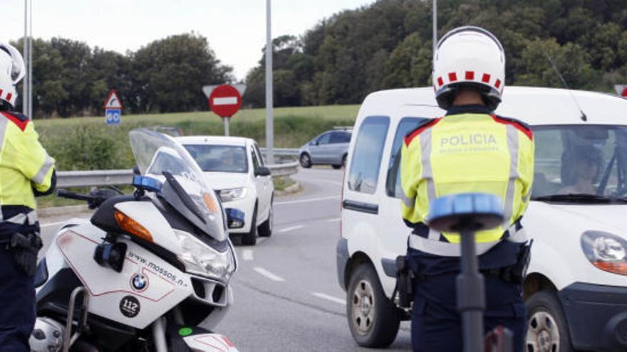 Una patrulla de Mossos de Trànsit