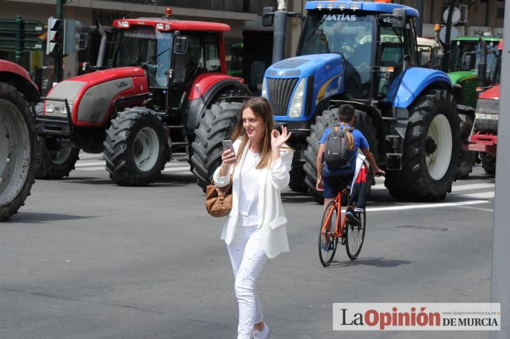 Manifestación de los agricultores por el Mar Menor en Murcia