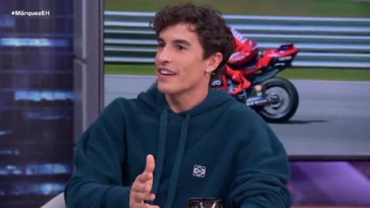 Marc Márquez en 'El Hormiguero'.