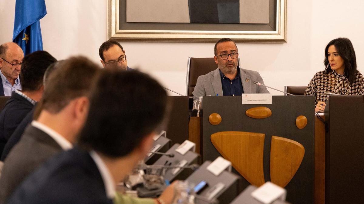 Sesión ordinaria del pleno de la Diputación de Cáceres de este jueves, 19 de diciembre.