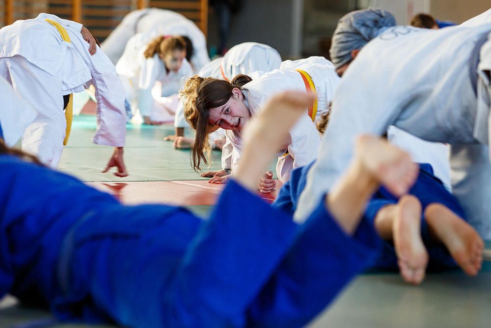 Kárate y judo en el pabellón de sa Pedrera