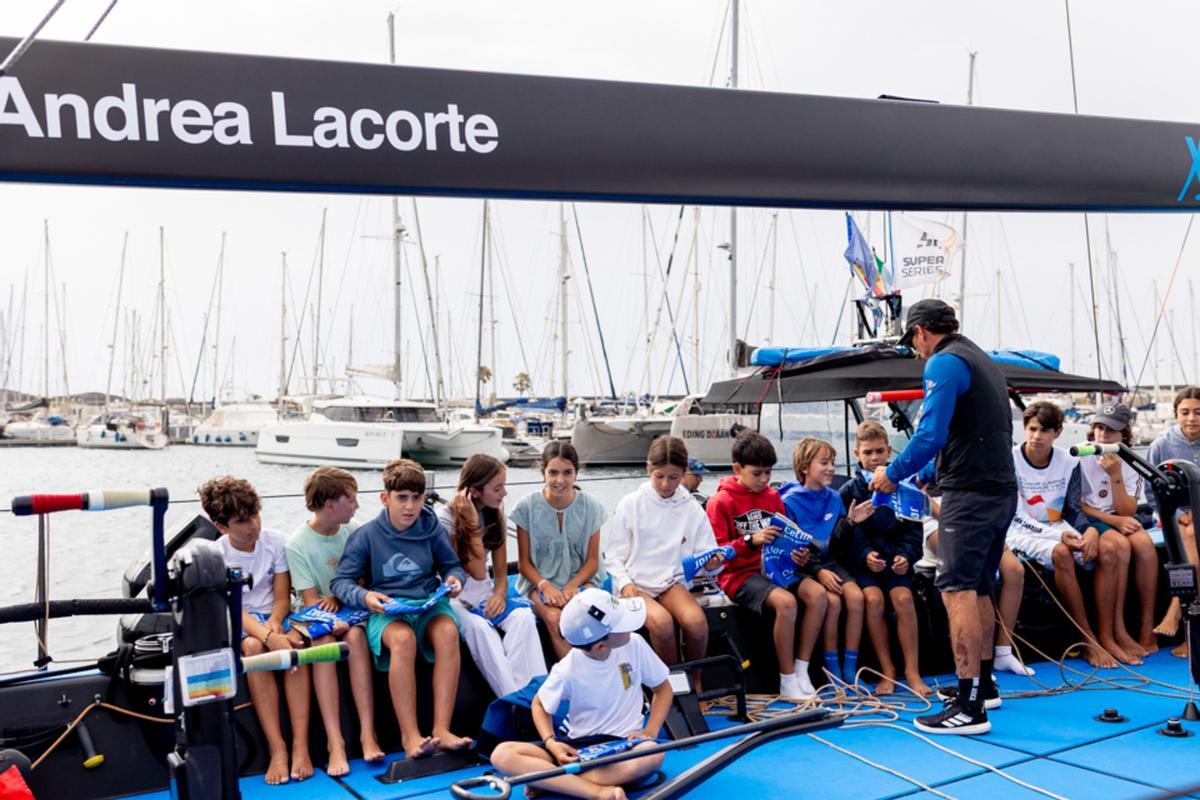 Marina Rubicón acerca la vela de alta competición a las nuevas generaciones en el marco de la 52 SUPER SERIES