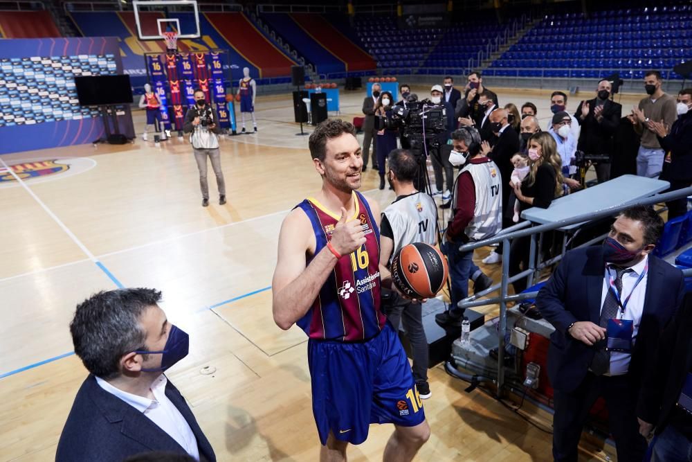 El Barça presenta Pau Gasol