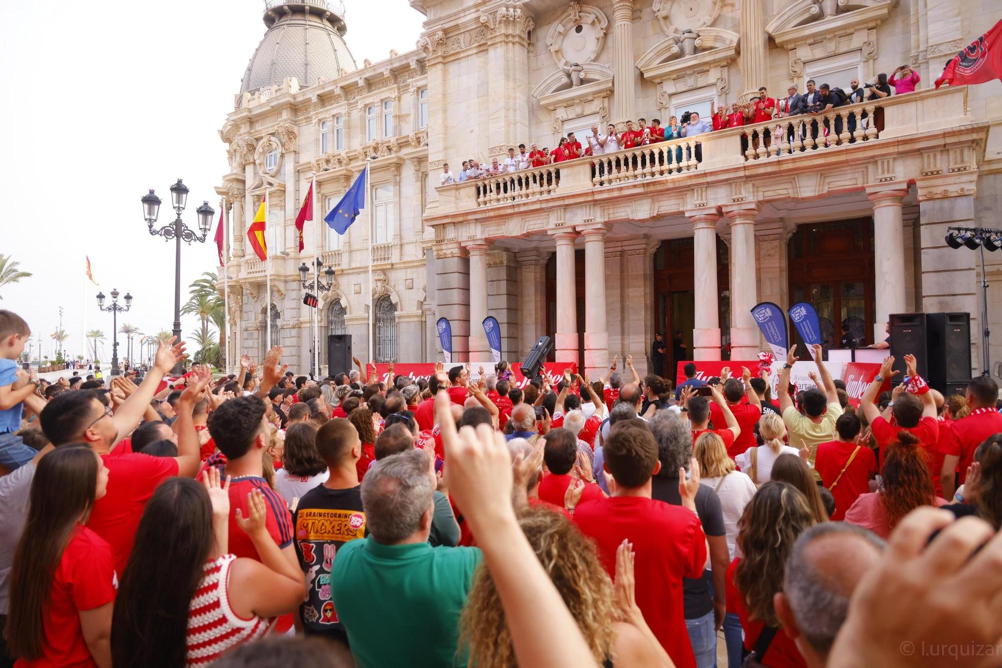 Las imágenes de la celebración del Jimbee Cartagena, campeón de liga