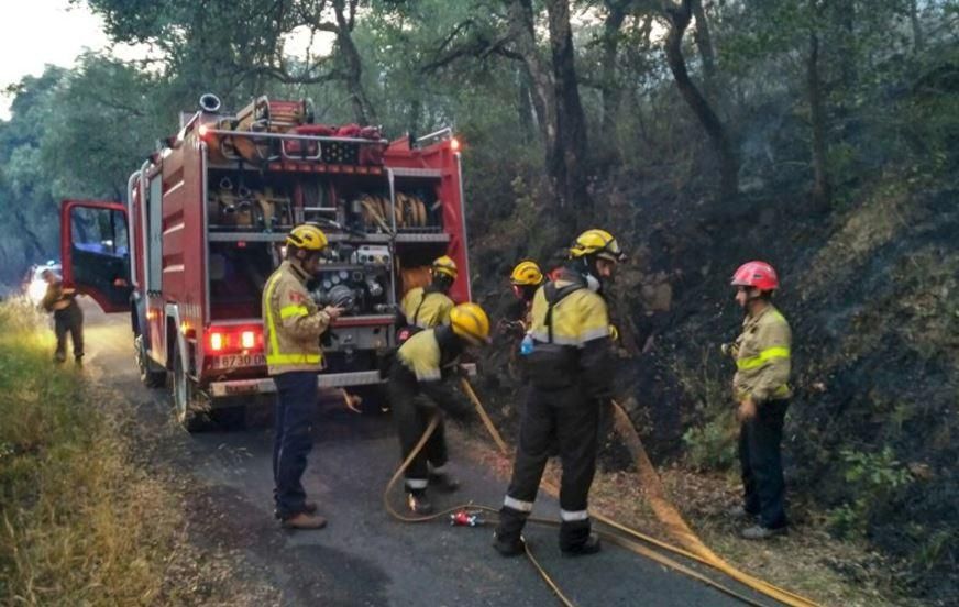 L'incendi al Rosselló avança cap a l'Empordà