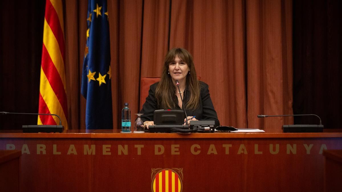 La presidenta del Parlament catalán, Laura Borràs.