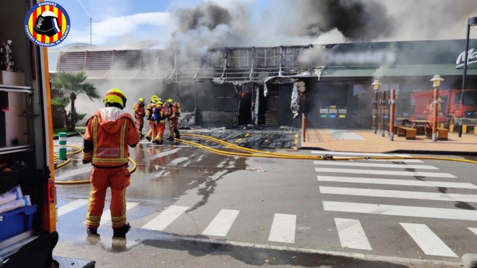 Declarado un incendio en el McDonald's de Bonaire