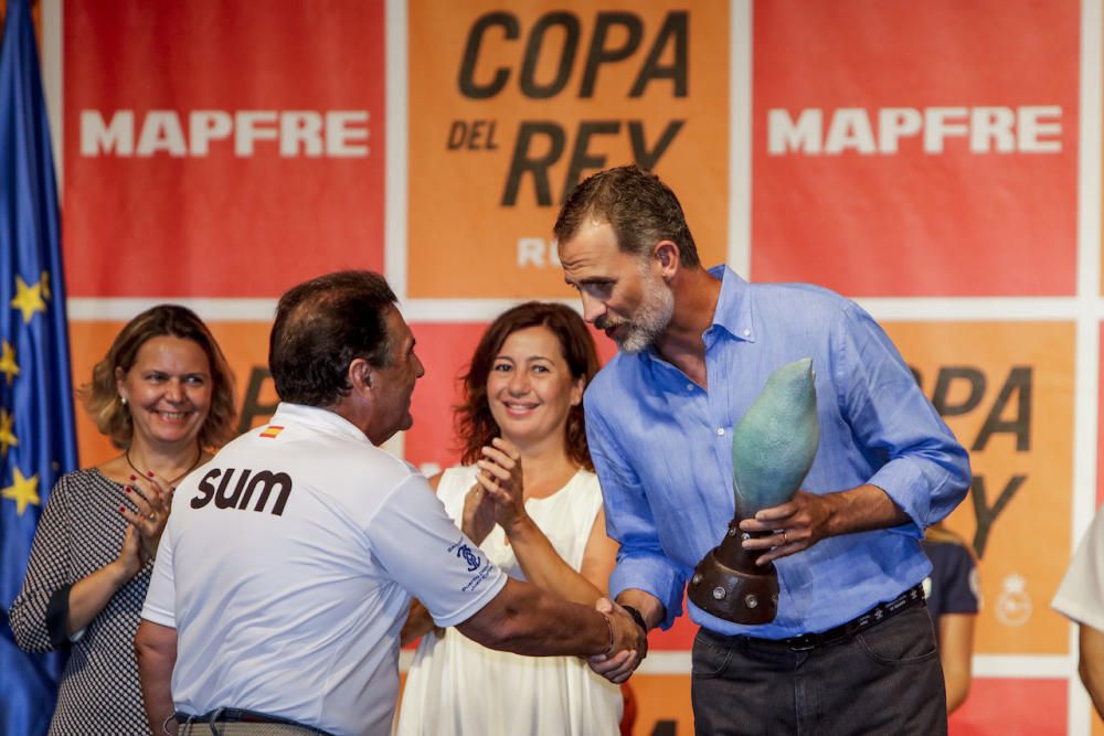 Entrega de trofeos de la Copa del Rey Mapfre