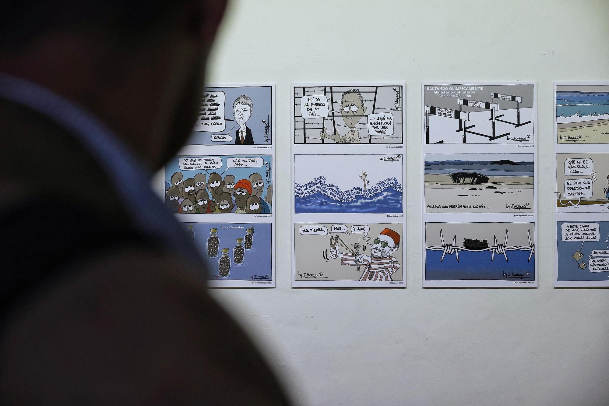 Inauguración de la exposición 'Viñetas y Fronteras'