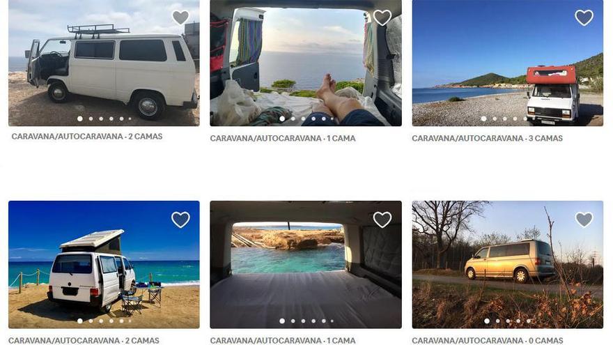 El n mero de caravanas que se alquilan en Ibiza a trav s de Airbnb