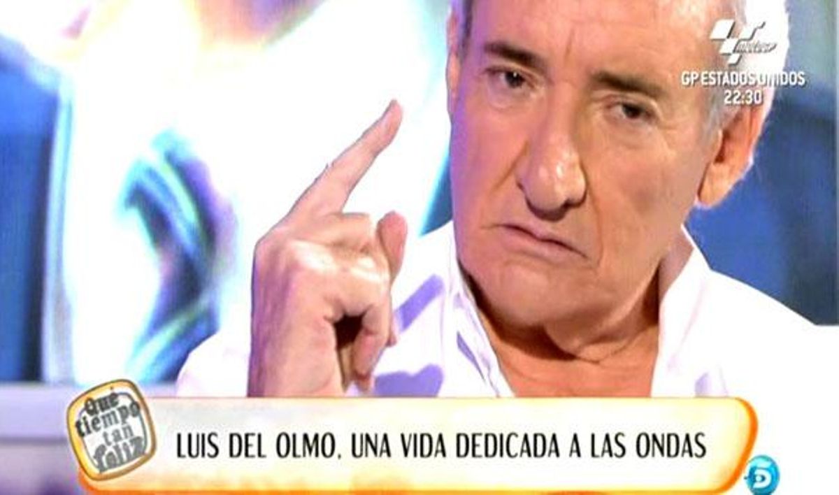 Luis del Olmo, en l’entrevista ahir a ’¡Qué tiempo tan feliz!’ (T-5).