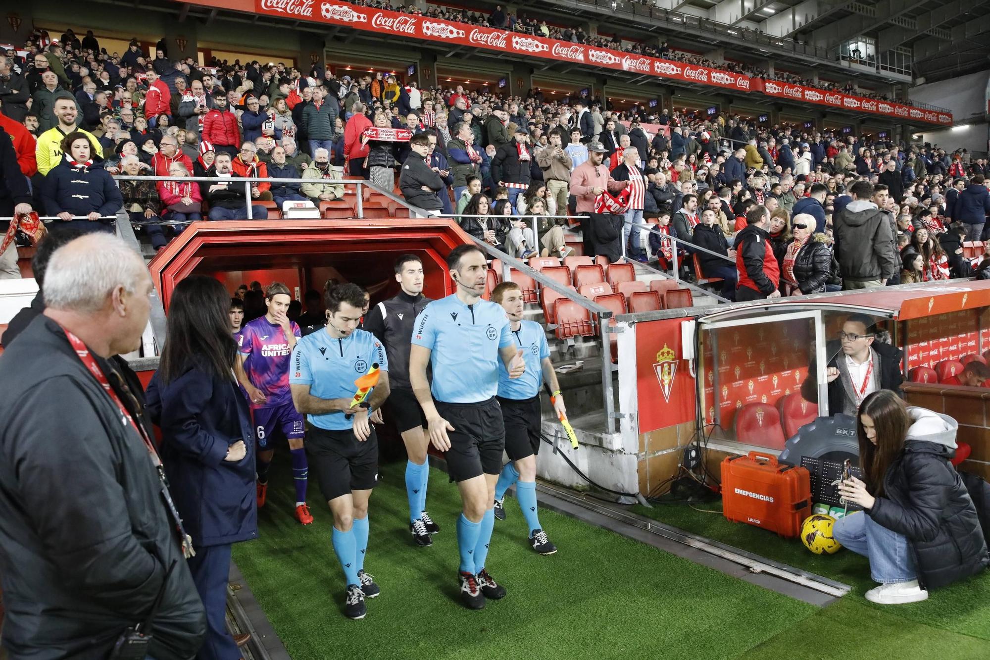 El partido entre el Sporting y el Leganés, en imágenes