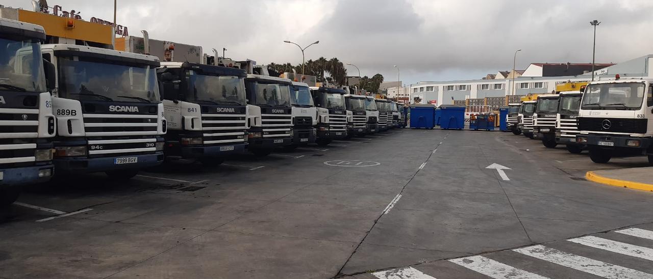 Camiones de recogida en Las Torres