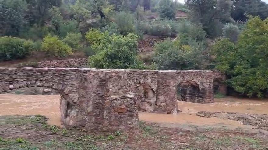 rambla llena en dos horas y pendientes del agua potable