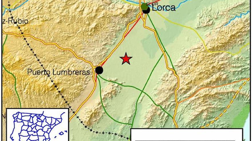 Zona en la que ha sucedido el temblor