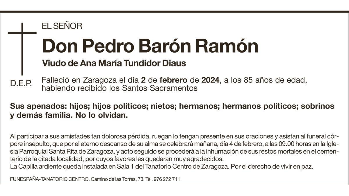 Pedro Barón Ramón