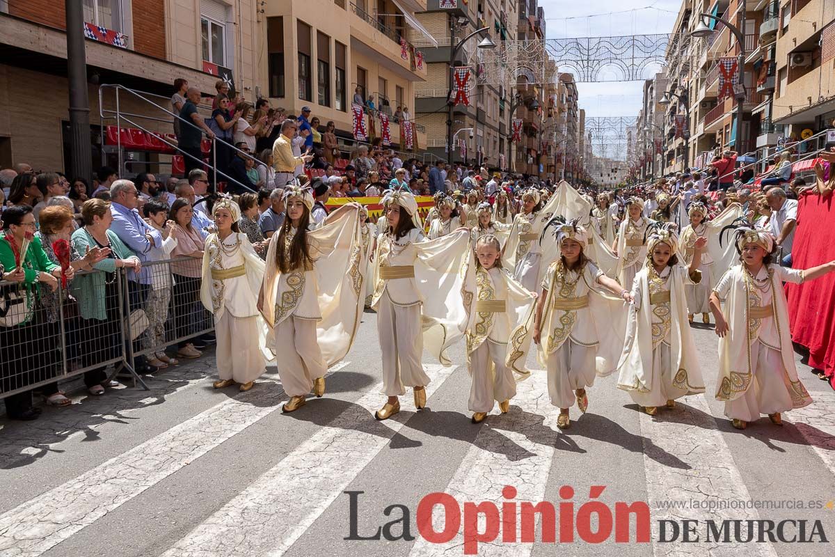 Desfile infantil del Bando Moro en las Fiestas de Caravaca