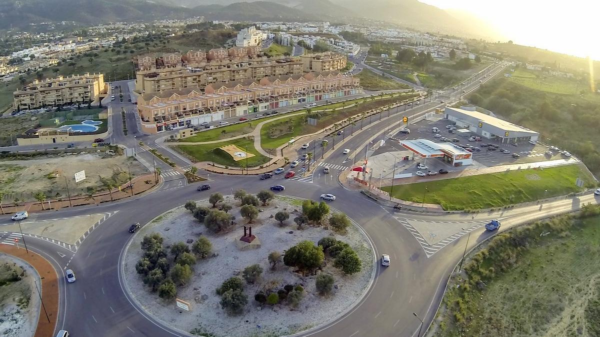 Rotonda del Encuentro en Alhaurín de la Torre.