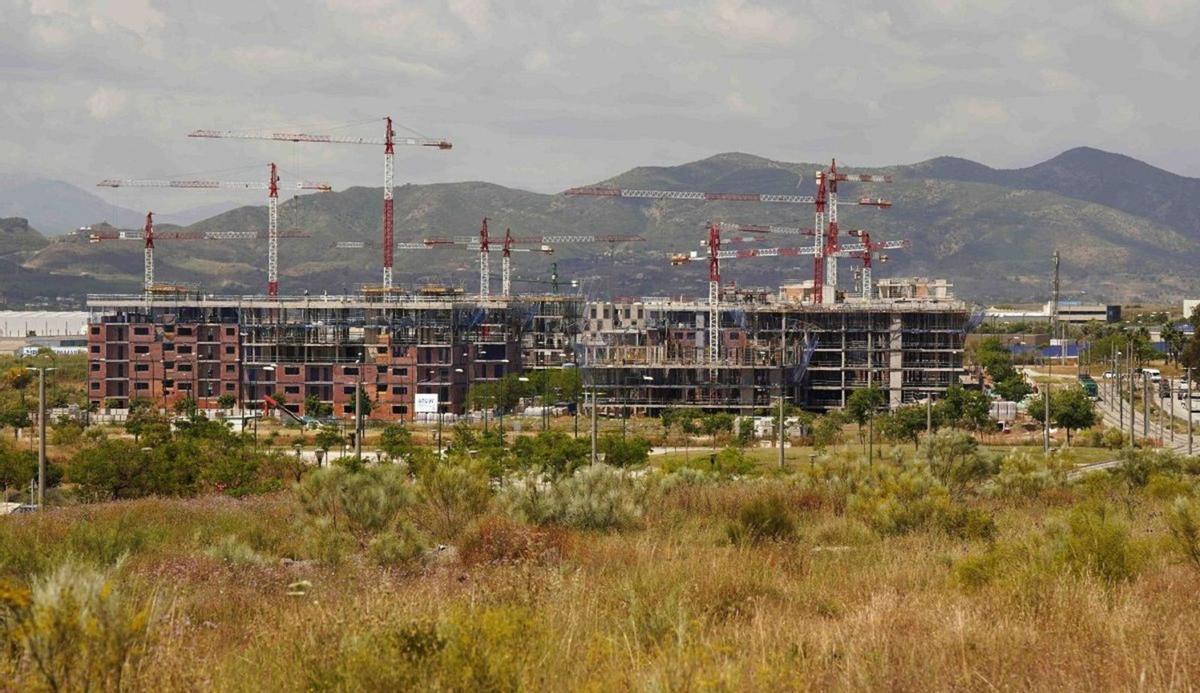 Obras de viviendas en Málaga capital.
