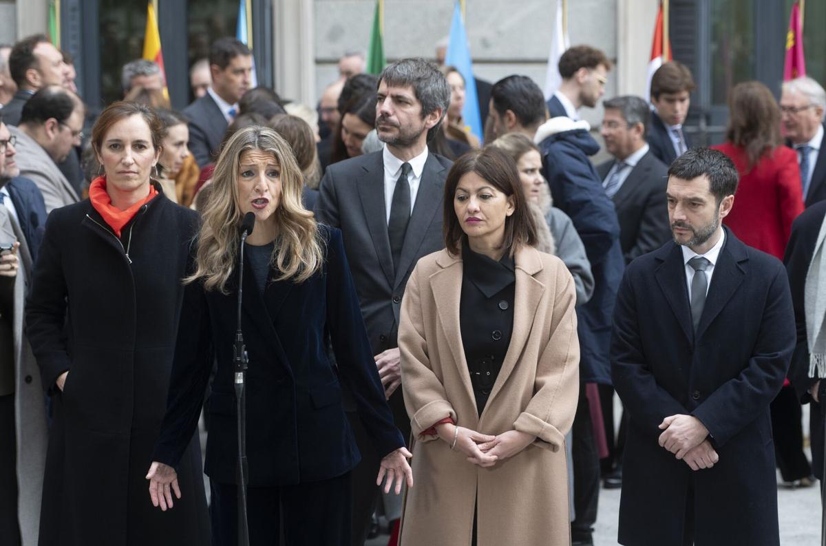 Sumar veu el PSOE «en xoc» i busca un front comú amb els socis per forçar Sánchez a fer canvis en el Govern: «No li queda més remei»