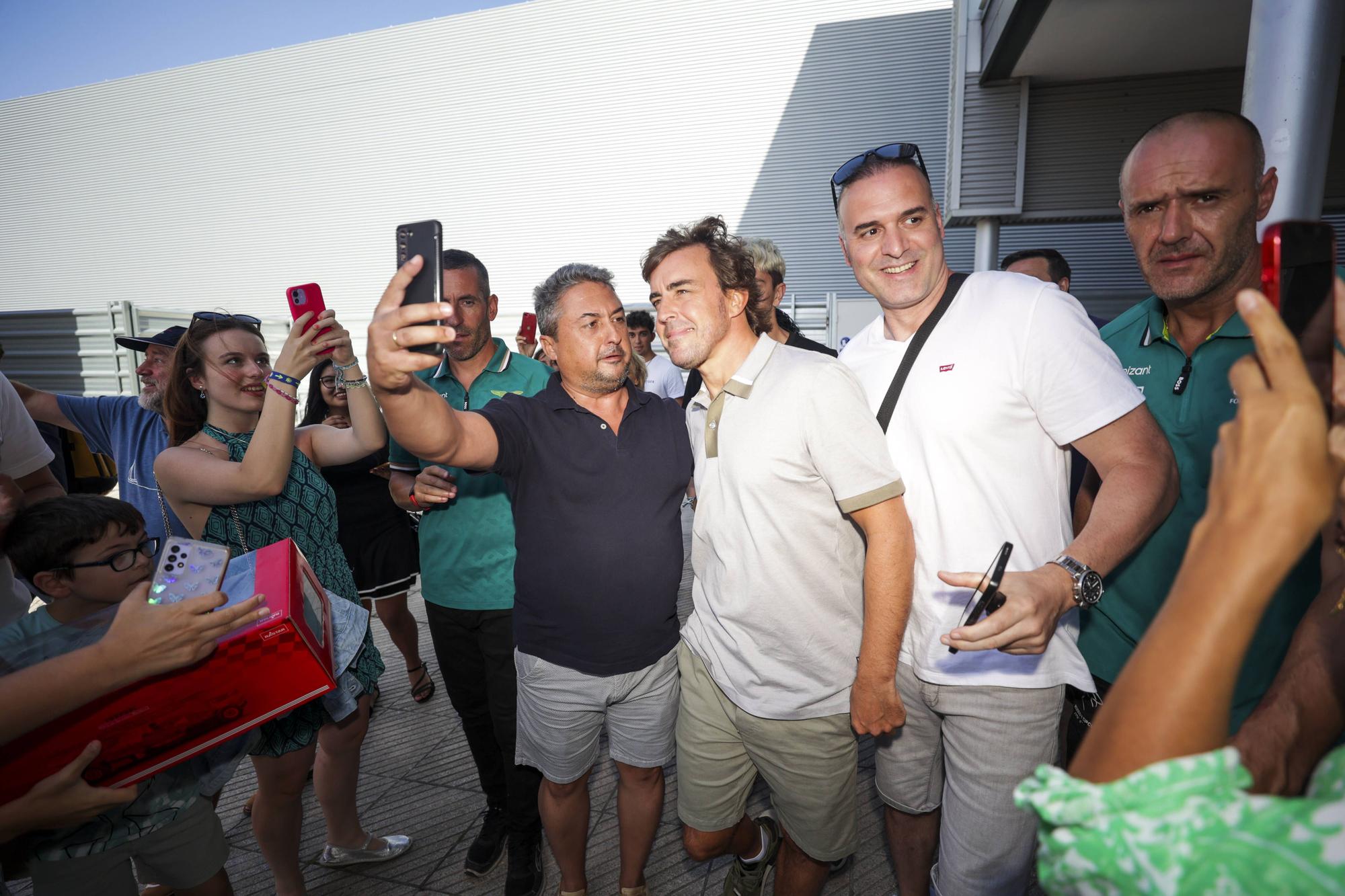 El presidente del Principado visita el Museo y Circuito Fernando Alonso.