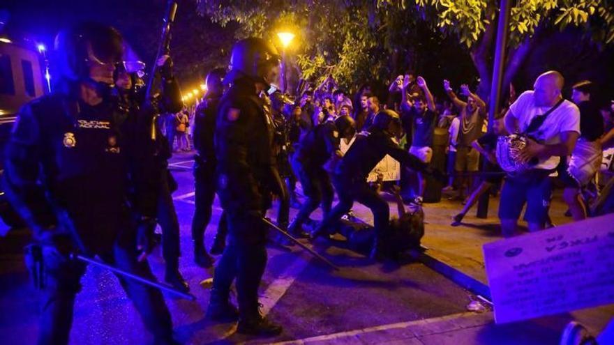 La Policía Nacional: "Nosotros no tenemos nunca intención de reventar una manifestación"