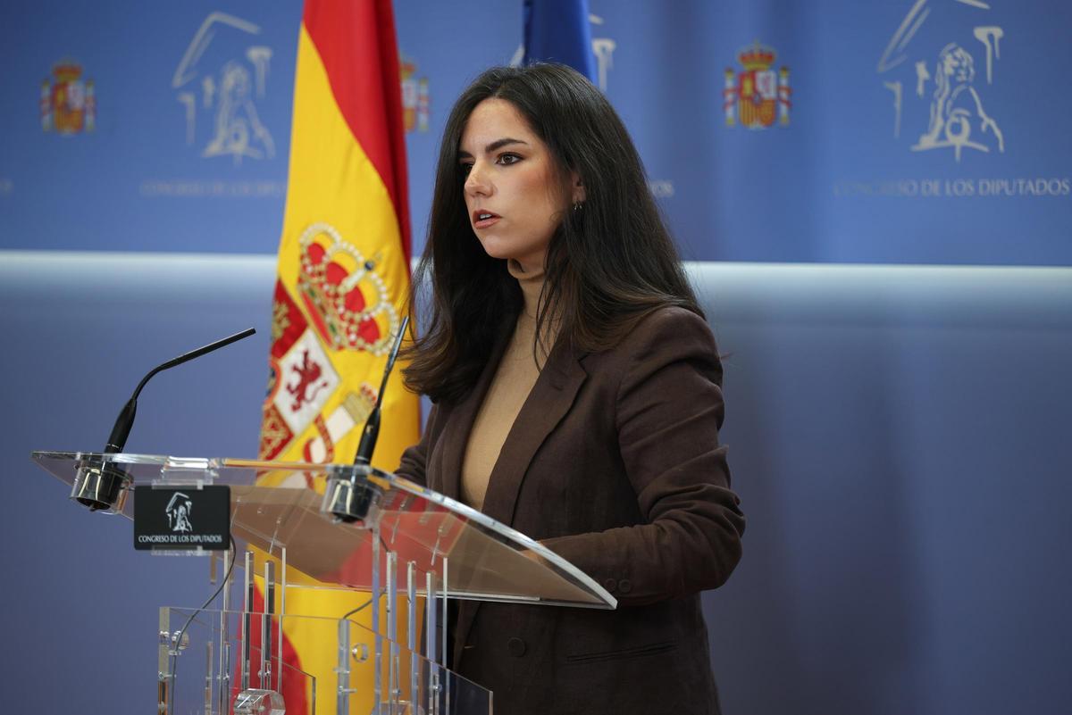 La portavoz de Vox en el Congreso, Pepa Millán,