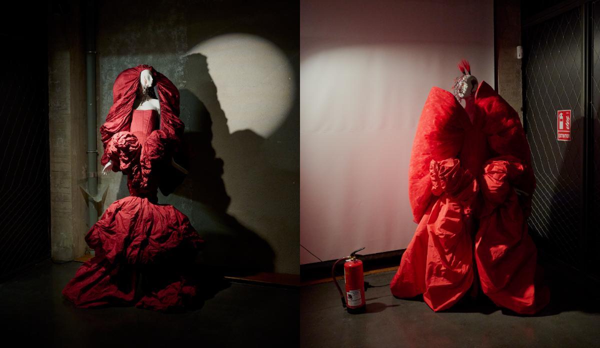 La última colección de José Luis, expuesta en el espacio cultural Serrería Belga de Madrid este fin de semana.