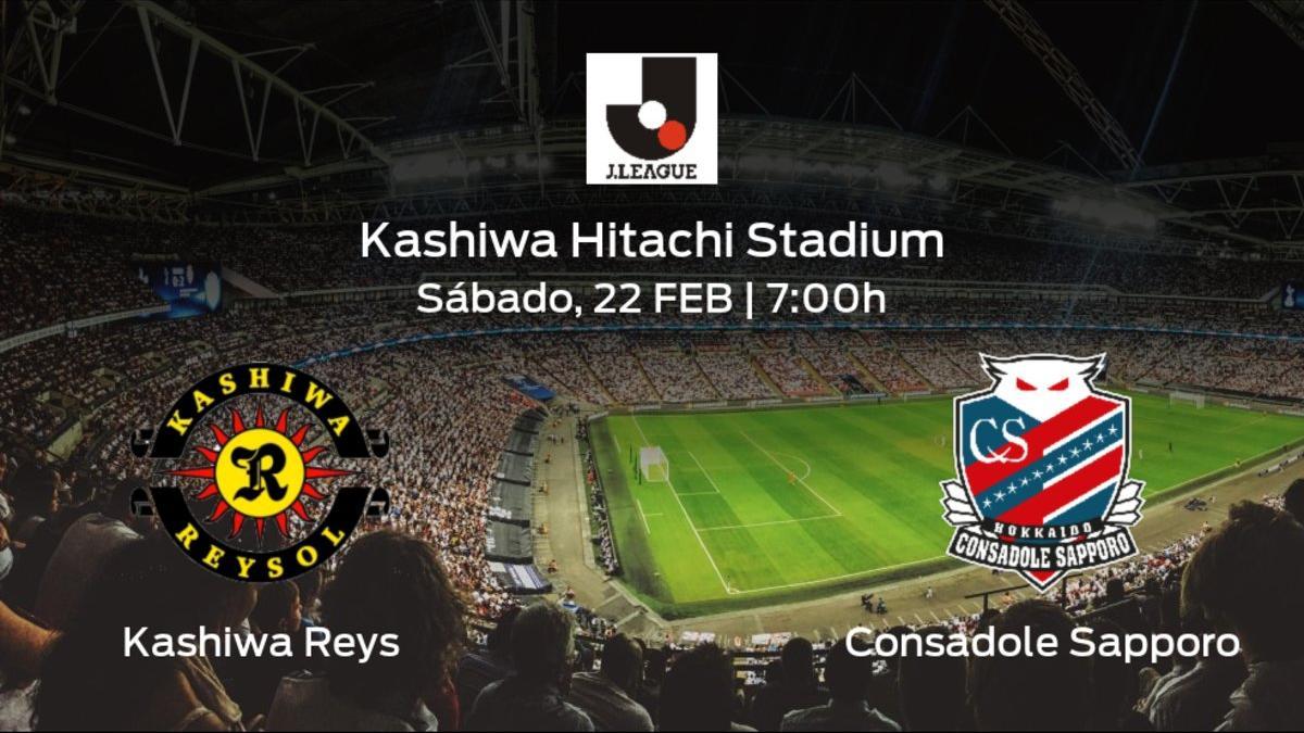 Previa del encuentro: primer partido de Liga Japonesa J1 para el Kashiwa Reysol contra el Consadole Sapporo