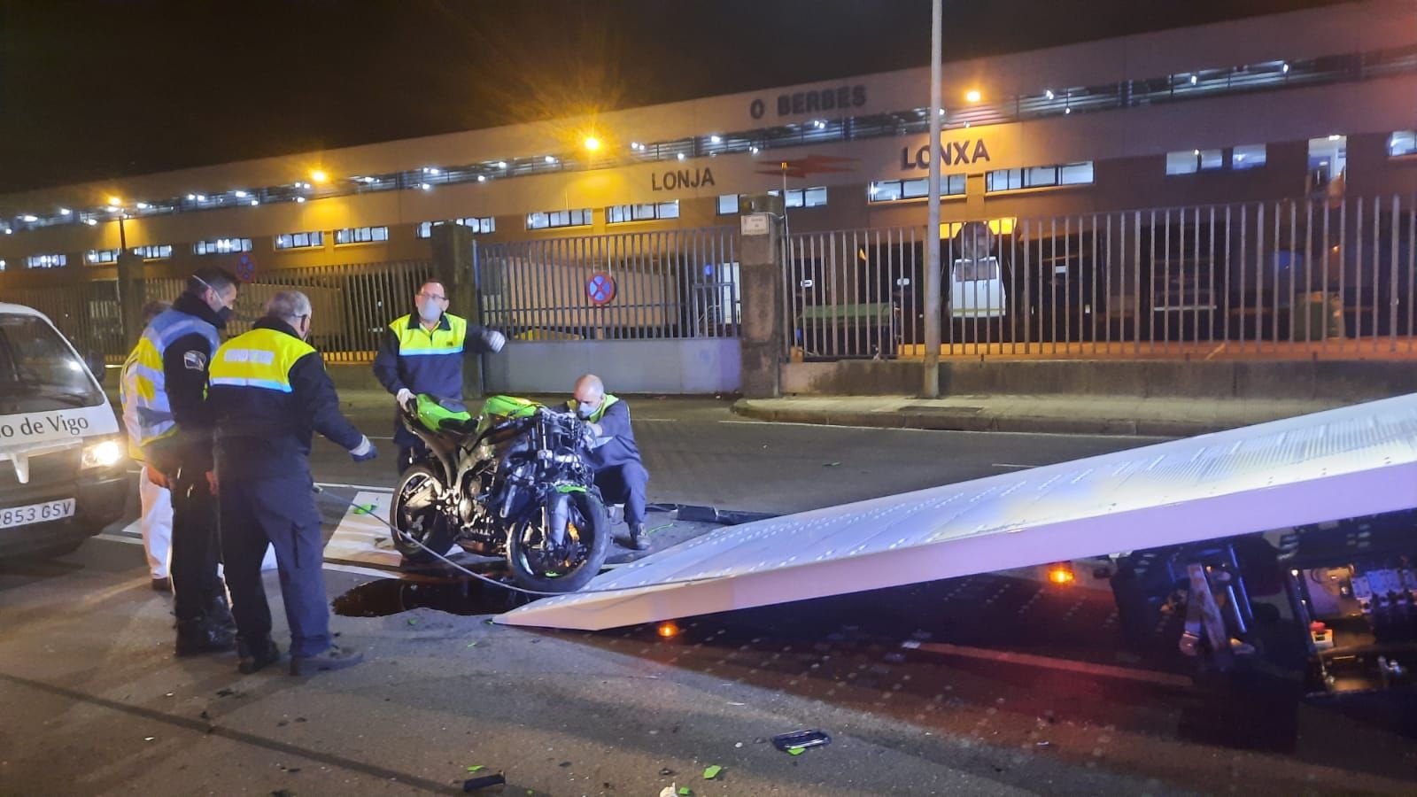 Herido un motorista en un accidente en Beiramar