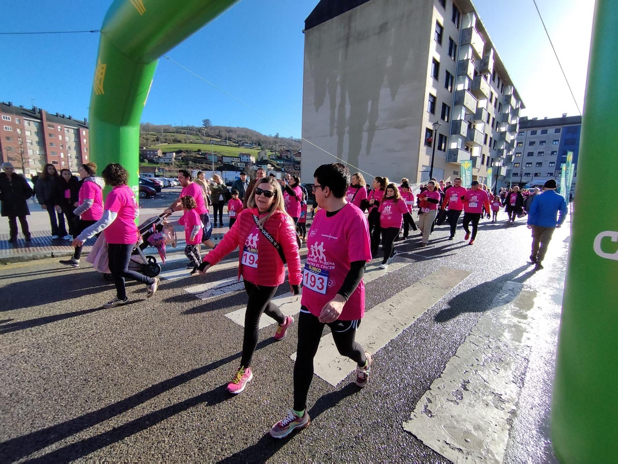 Primera carrera contra el cáncer en Langreo