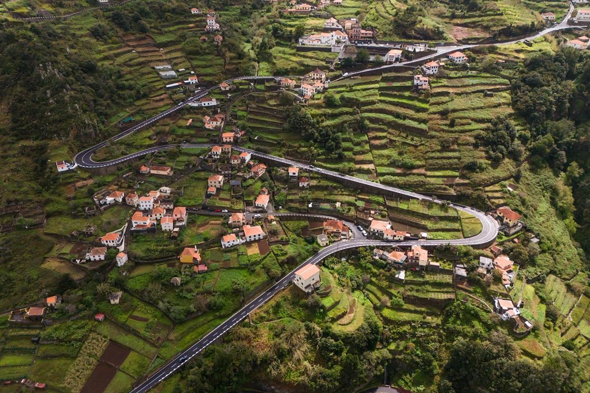 Interior de la isla de Madeira