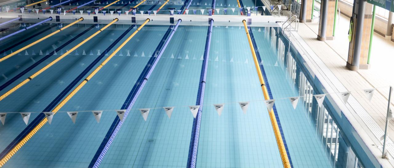 Una de las piscinas del Santa Olaya.