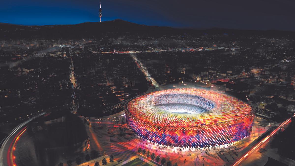 El proyecto de Norman Foster para el nuevo Camp Nou.