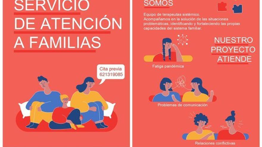 Más de 50 familias fueron atendidas por el servicio de intervención familiar para paliar el impacto del covid