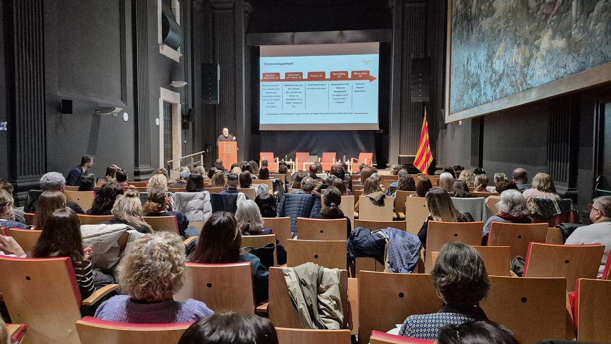 La jornada organitzada pel Departament de Salut, aquest dijous a la seu de la Generalitat.