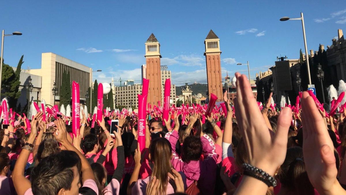 La Cursa de la Dona en Montjuïc.