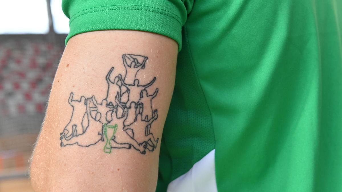 Tatuaje de la Copa del Rey.