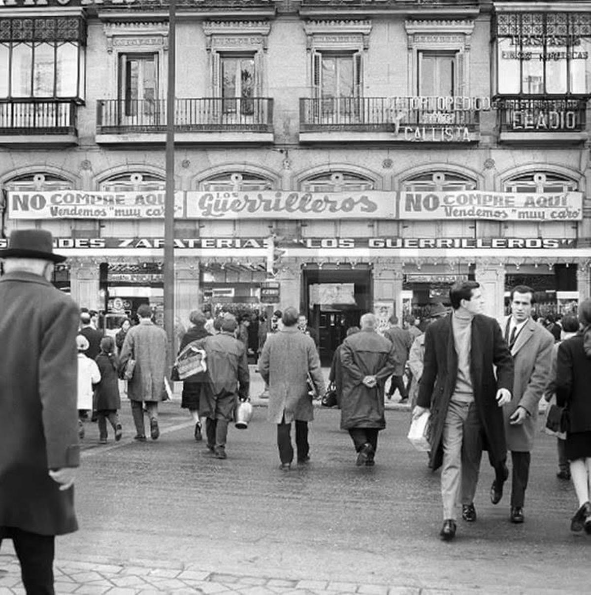 Local de 'Los Guerrilleros' en la Puerta del Sol fundada en 1962 y clausurada el 10 de enero de 2015