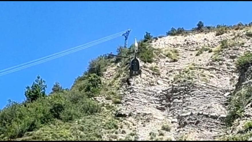 Rescate de tres montañeros navarros