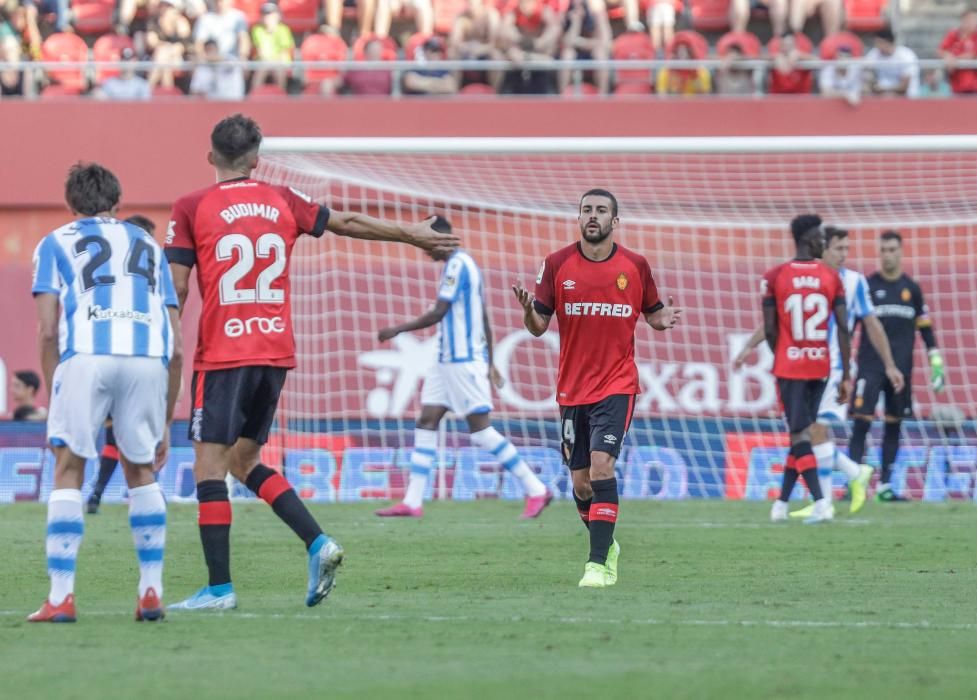 Mallorca-Real Sociedad: Los bermellones encajan su primera decepción