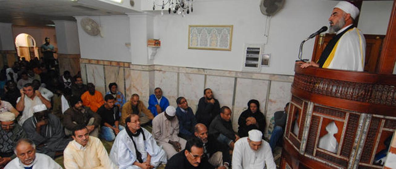 Mohamed Saleh, en la mezquita de Las Palmas de Gran Canaria