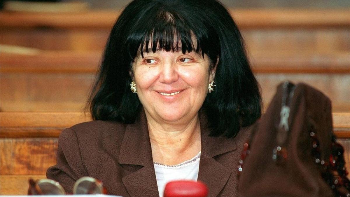 Mirjana Markovic, viuda del ex lider serbio Slobodan Milosevic.