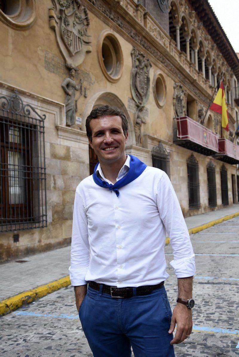 Visita de Pablo Casado a Tarazona