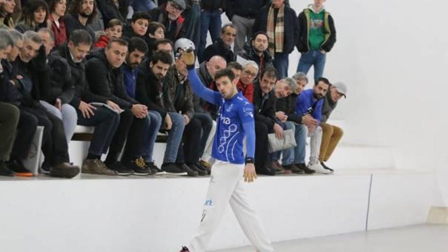 De la Vega, ahir en el triquet de Pelayo.